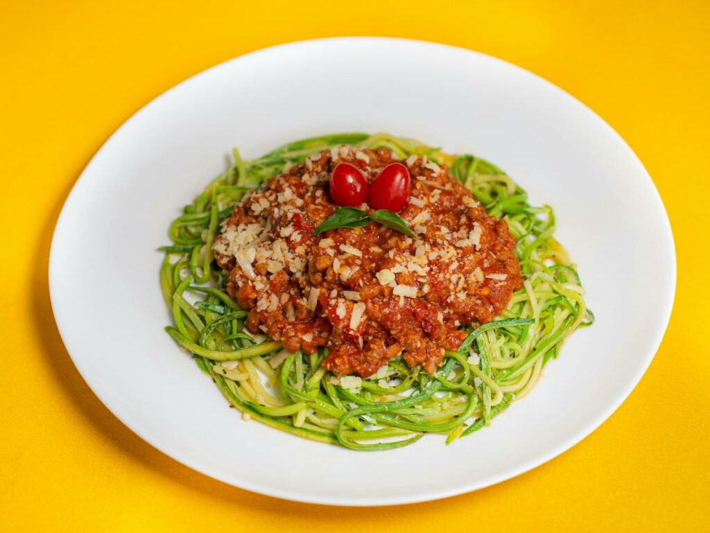 Zucchini Noodles with Pesto