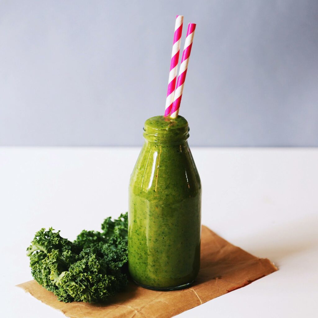 vibrant green smoothie